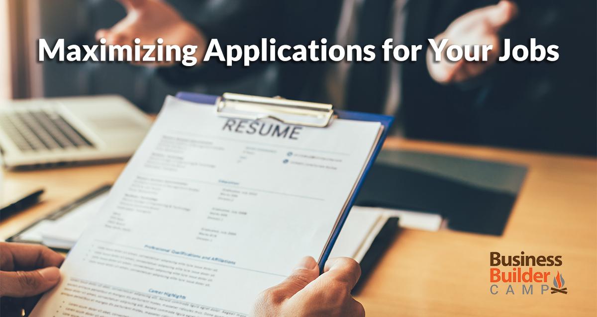 Maximizing Applications Maximize Applications for Your Job Listings | Hiring Strategy