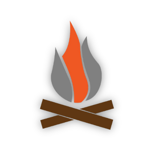 The Business Builder Camp campfire emblem
